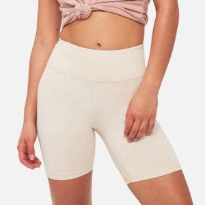 Mate the Label Organic Stretch Biker Short Sz L in Bone